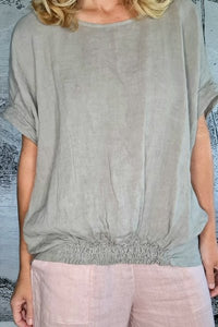 HELGA MAY_RIVER TEE MOCHA _ RIVER TEE MOCHA _ Ebony Boutique NZ