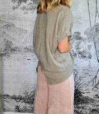HELGA MAY_RIVER TEE MOCHA _ RIVER TEE MOCHA _ Ebony Boutique NZ