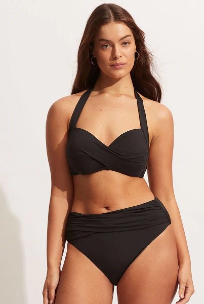 SEAFOLLY_HIGH WAIST WRAP FRONT PANT _ _ Ebony Boutique NZ