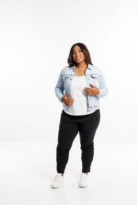 HOME-LEE_CLASSIC DENIM JACKET SNOW WASH _ CLASSIC DENIM JACKET SNOW WASH _ Ebony Boutique NZ