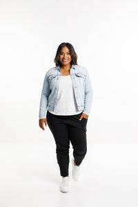 HOME-LEE_CLASSIC DENIM JACKET SNOW WASH _ CLASSIC DENIM JACKET SNOW WASH _ Ebony Boutique NZ