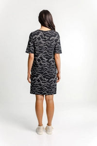 HOME-LEE_KIM DRESS WINTER MOUNTAINS _ KIM DRESS WINTER MOUNTAINS _ Ebony Boutique NZ