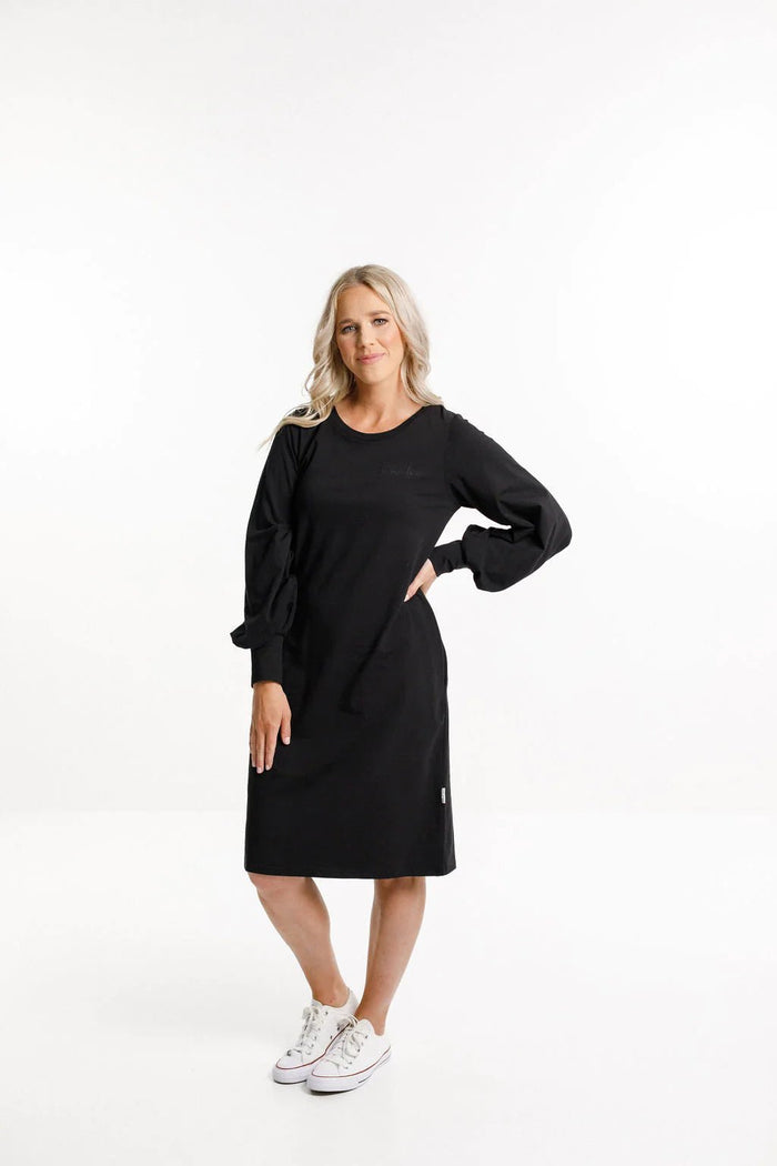 HOME LEE_LAYLAH DRESS BLACK _ LAYLAH DRESS BLACK _ Ebony Boutique NZ