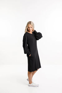 HOME LEE_LAYLAH DRESS BLACK _ LAYLAH DRESS BLACK _ Ebony Boutique NZ
