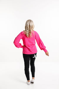 HOME LEE_LAYLAH TOP RASPBERRY PINK _ LAYLAH TOP RASPBERRY PINK _ Ebony Boutique NZ