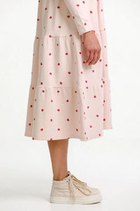 HOME-LEE_LONG SLEEVE KENDALL DRESS TANDOORI PETALS _ LONG SLEEVE KENDALL DRESS TANDOORI PETALS _ Ebony Boutique NZ