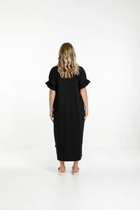 HOME LEE_NEVAEH DRESS BLACK _ NEVAEH DRESS BLACK _ Ebony Boutique NZ