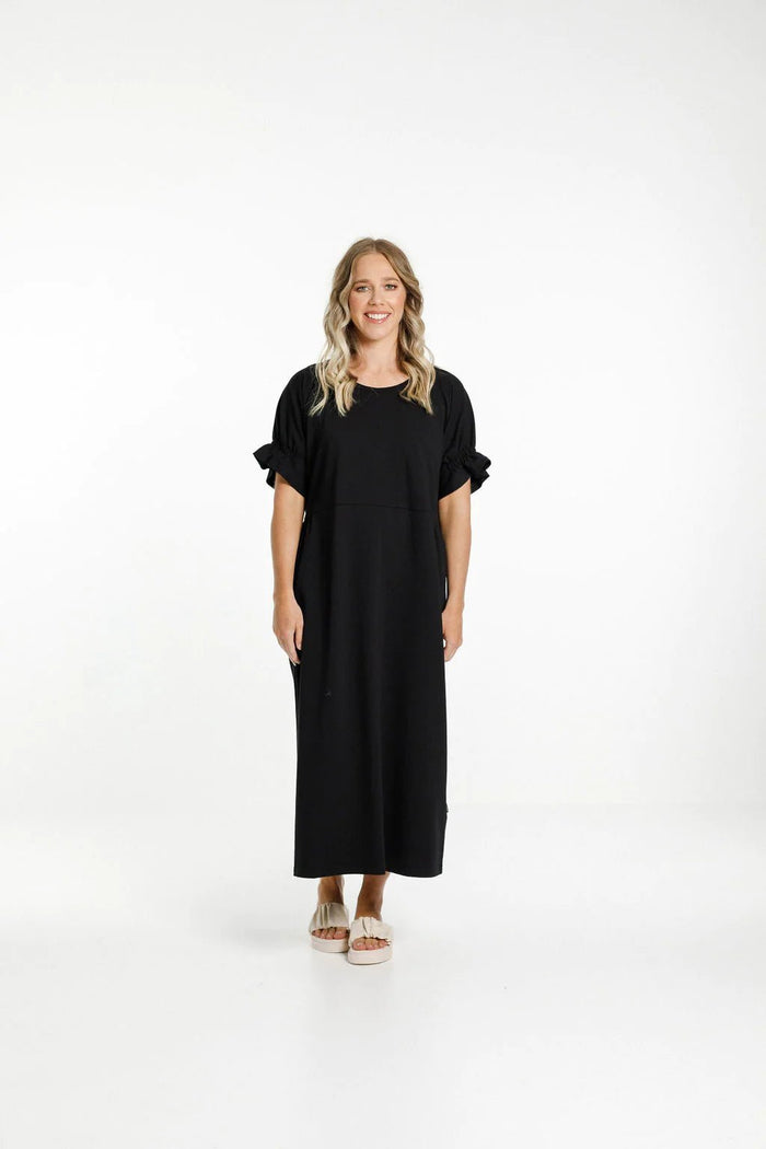 HOME LEE_NEVAEH DRESS BLACK _ NEVAEH DRESS BLACK _ Ebony Boutique NZ