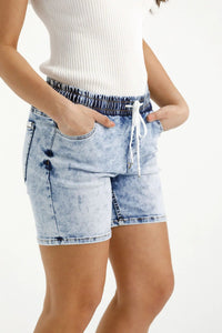 HOME-LEE_OCEAN SHORTS - SNOW WASH _ OCEAN SHORTS - SNOW WASH _ Ebony Boutique NZ