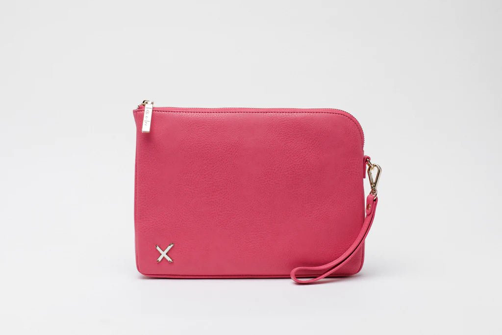 HOME-LEE_OVERSIZED CLUTCH LIPSTICK PINK _ OVERSIZED CLUTCH LIPSTICK PINK _ Ebony Boutique NZ