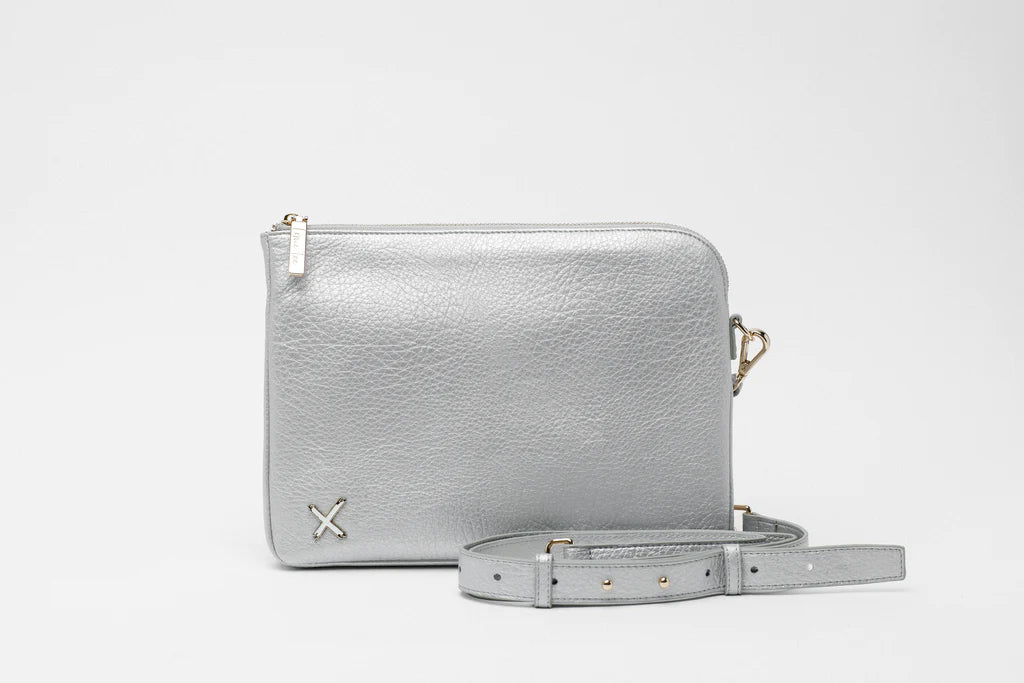 Oversized silver clutch clearance bag
