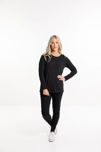 HOME LEE_TAYLOR TEE LONG SLEEVE _ TAYLOR TEE LONG SLEEVE _ Ebony Boutique NZ