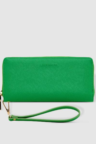 LOUENHIDE_JESSICA APPLE GREEN WALLET _ _ Ebony Boutique NZ