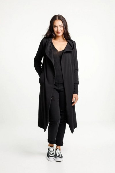 HOME LEE_KELLY COAT BLACK _ _ Ebony Boutique NZ