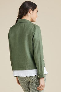 GORDON SMITH_DANIELLE LINEN BLAZER JACKET _ _ Ebony Boutique NZ