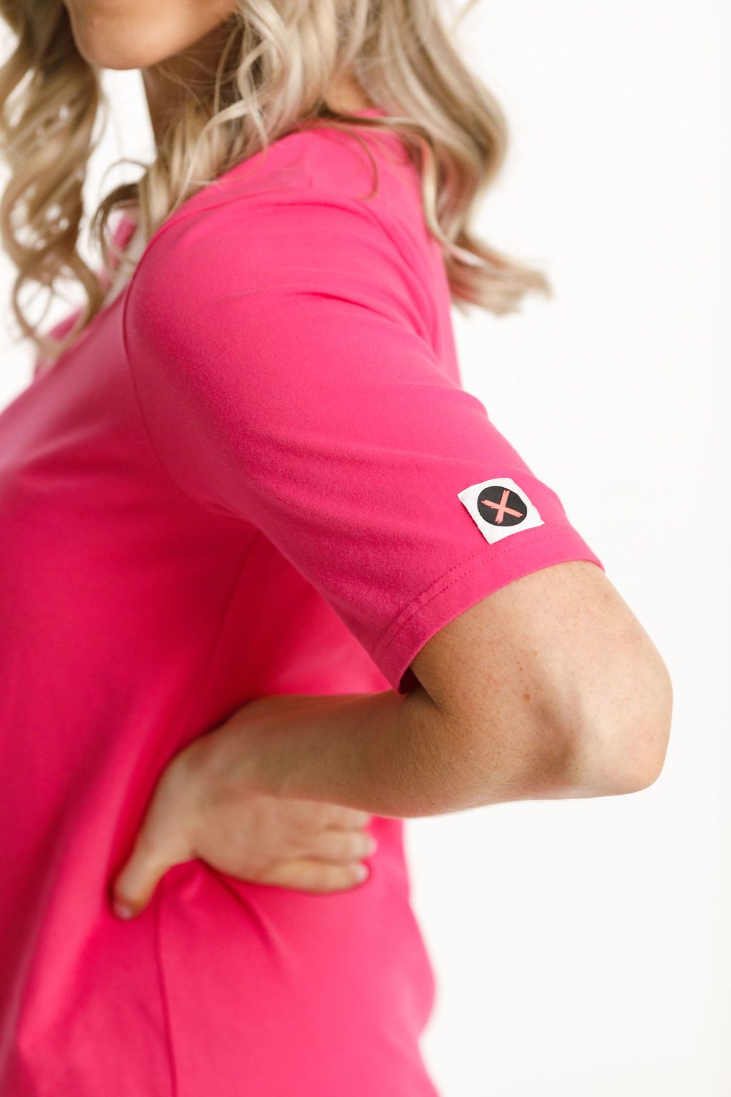 HOME-LEE_LONG TEE RASPBERRY _ _ Ebony Boutique NZ