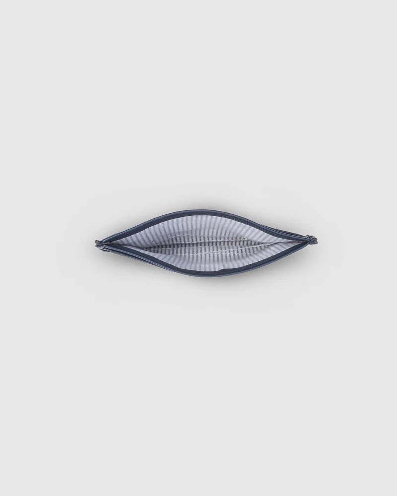 LOUENHIDE_ADA CARDHOLDER METALLIC NAVY _ ADA CARDHOLDER METALLIC NAVY _ Ebony Boutique NZ