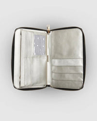 LOUENHIDE_ARABELLA TRAVEL WALLET BLACK _ ARABELLA TRAVEL WALLET BLACK _ Ebony Boutique NZ