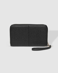 LOUENHIDE_ARABELLA TRAVEL WALLET BLACK _ ARABELLA TRAVEL WALLET BLACK _ Ebony Boutique NZ