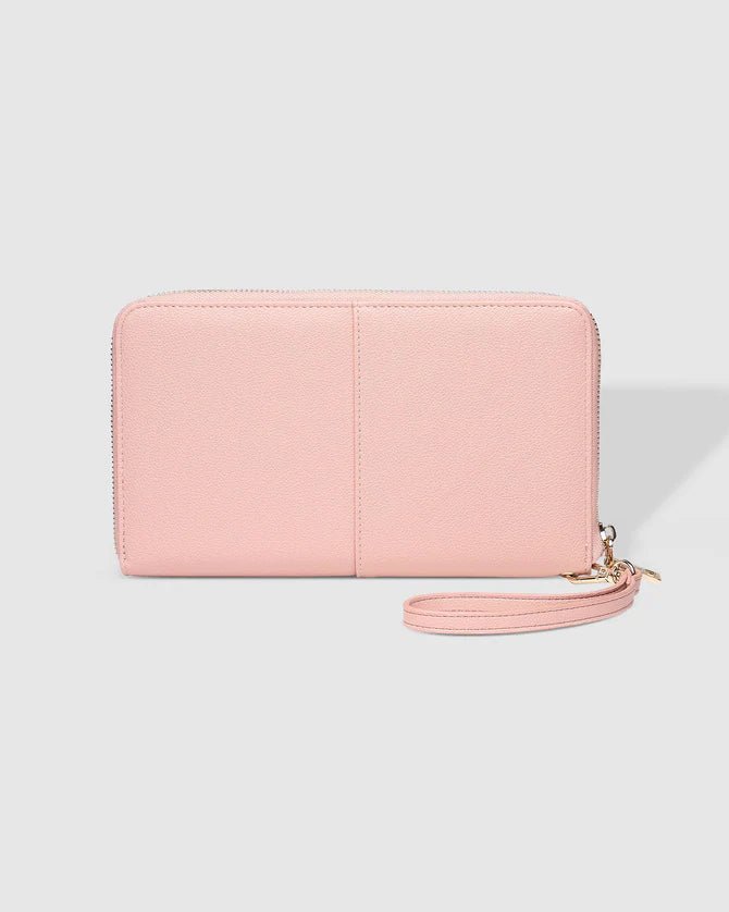 LOUENHIDE_ARABELLA TRAVEL WALLET BLUSH PINK _ ARABELLA TRAVEL WALLET BLUSH PINK _ Ebony Boutique NZ
