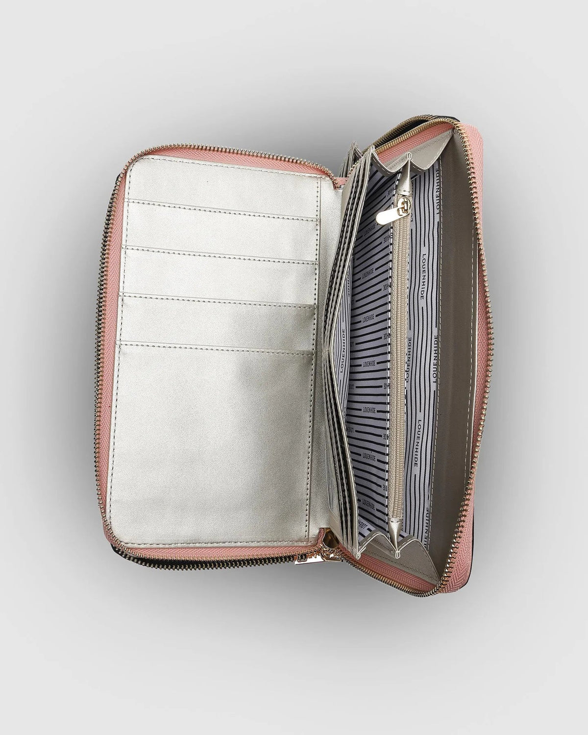 LOUENHIDE_ARABELLA TRAVEL WALLET BLUSH PINK _ ARABELLA TRAVEL WALLET BLUSH PINK _ Ebony Boutique NZ