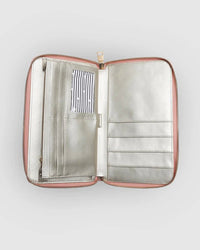 LOUENHIDE_ARABELLA TRAVEL WALLET BLUSH PINK _ ARABELLA TRAVEL WALLET BLUSH PINK _ Ebony Boutique NZ
