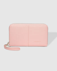 LOUENHIDE_ARABELLA TRAVEL WALLET BLUSH PINK _ ARABELLA TRAVEL WALLET BLUSH PINK _ Ebony Boutique NZ