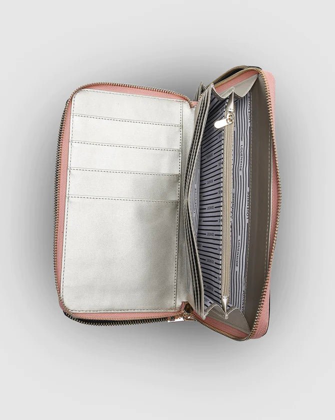 LOUENHIDE_ARABELLA TRAVEL WALLET BLUSH PINK _ ARABELLA TRAVEL WALLET BLUSH PINK _ Ebony Boutique NZ
