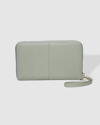 LOUENHIDE_ARABELLA TRAVEL WALLET SAGE GREEN _ ARABELLA TRAVEL WALLET SAGE GREEN _ Ebony Boutique NZ