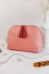 LOUENHIDE_AUDREY MAKEUP CASE PEACH _ AUDREY MAKEUP CASE PEACH _ Ebony Boutique NZ