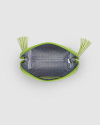 LOUENHIDE_BABY AUDREY MAKEUP BAG CHEVRON LIME _ BABY AUDREY MAKEUP BAG CHEVRON LIME _ Ebony Boutique NZ