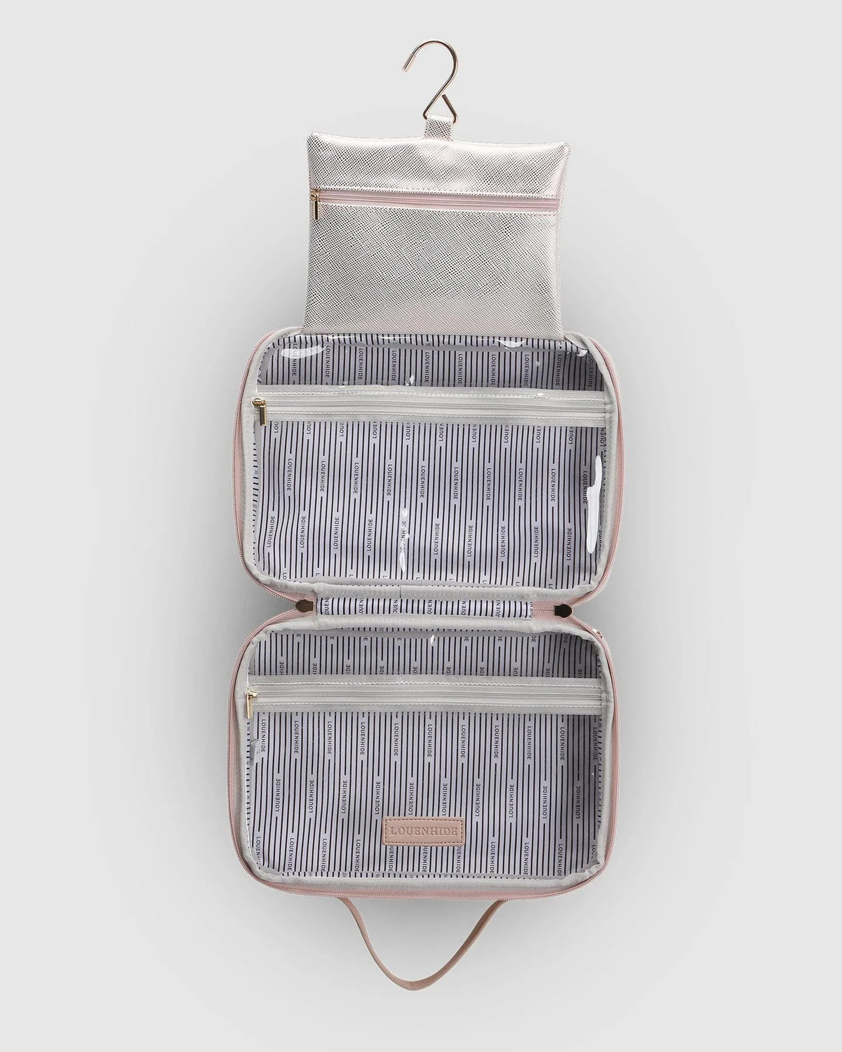 LOUENHIDE_BABY EMMA COSMETIC CASE METALLIC NUDE _ BABY EMMA COSMETIC CASE METALLIC NUDE _ Ebony Boutique NZ