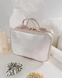 LOUENHIDE_BABY EMMA COSMETIC CASE METALLIC NUDE _ BABY EMMA COSMETIC CASE METALLIC NUDE _ Ebony Boutique NZ