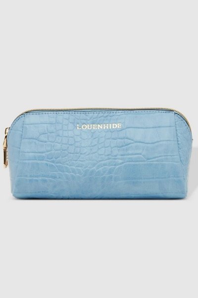 Louenhide Bonnie Cosmetic Case Croc Chambray Travel Bags NZ