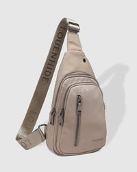LOUENHIDE_BOYD NYLON SLING BAG BEIGE _ BOYD NYLON SLING BAG BEIGE _ Ebony Boutique NZ