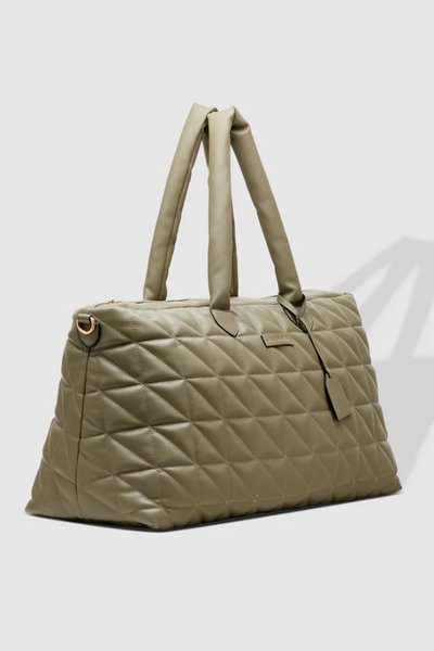 LOUENHIDE_CANYON OVERNIGHT BAG PUFFER KHAKI _ CANYON OVERNIGHT BAG PUFFER KHAKI _ Ebony Boutique NZ