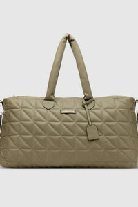 LOUENHIDE_CANYON OVERNIGHT BAG PUFFER KHAKI _ CANYON OVERNIGHT BAG PUFFER KHAKI _ Ebony Boutique NZ