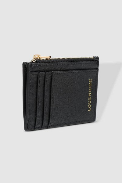 LOUENHIDE_CARA CARDHOLDER BLACK _ CARA CARDHOLDER BLACK _ Ebony Boutique NZ