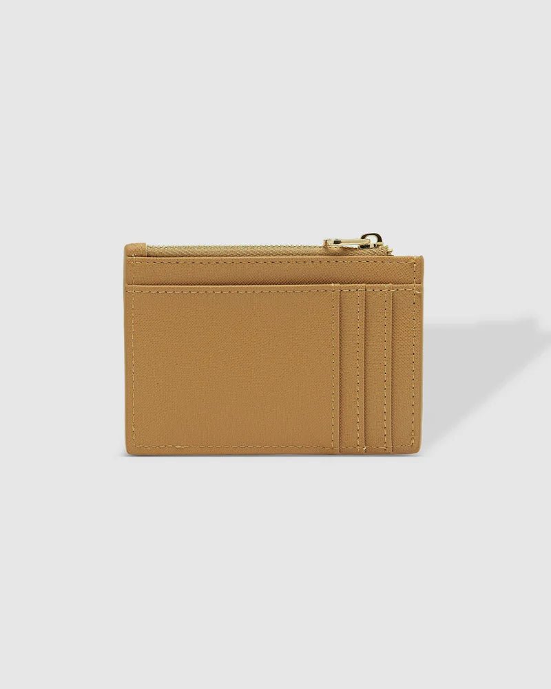 LOUENHIDE_CARA CARDHOLDER CAMEL _ CARA CARDHOLDER CAMEL _ Ebony Boutique NZ