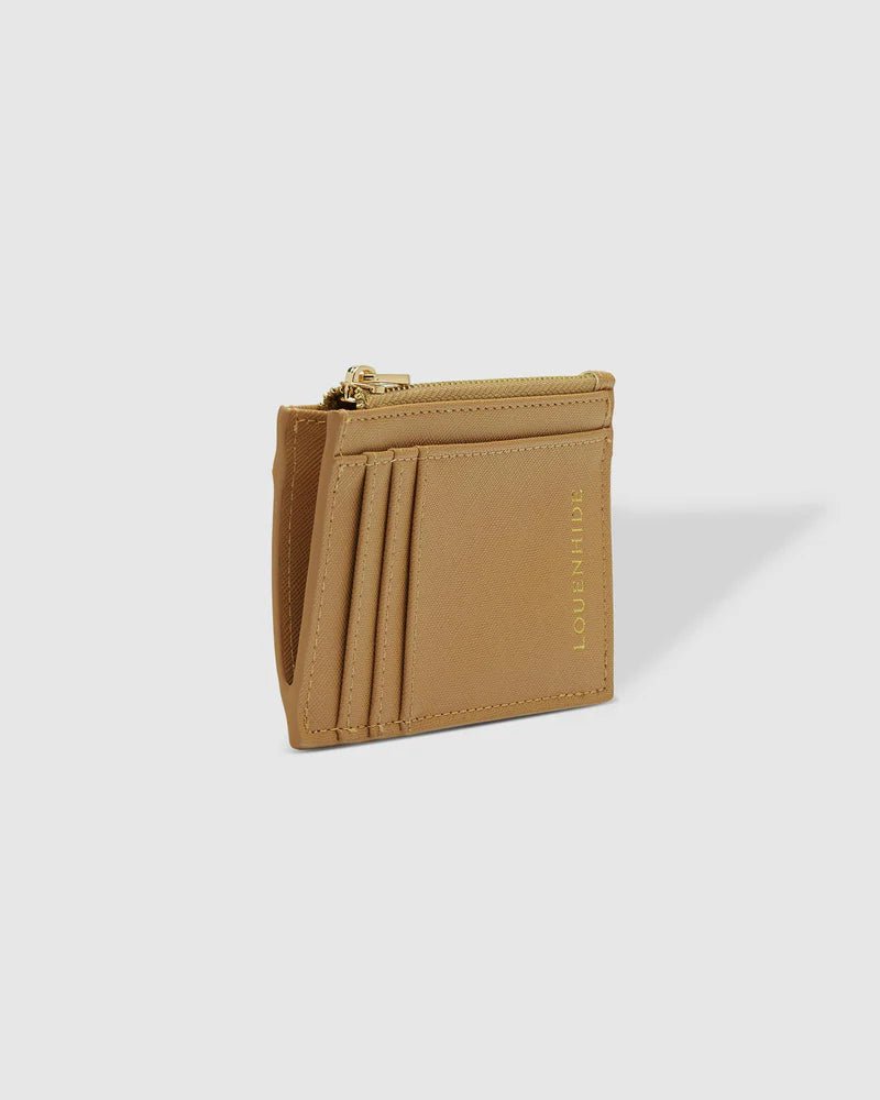 LOUENHIDE_CARA CARDHOLDER CAMEL _ CARA CARDHOLDER CAMEL _ Ebony Boutique NZ