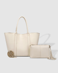 LOUENHIDE_DUBAI TOTE BAG VANILLA _ DUBAI TOTE BAG VANILLA _ Ebony Boutique NZ