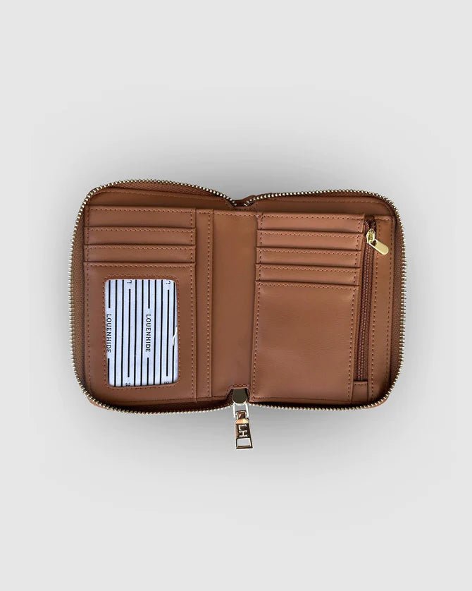 LOUENHIDE_EDEN WALLET TAN _ EDEN WALLET TAN _ Ebony Boutique NZ