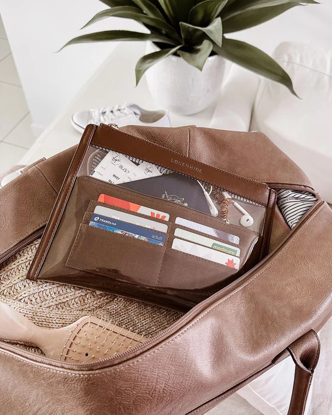LOUENHIDE_ELLA BAG ORGANISER COCOA _ ELLA BAG ORGANISER COCOA _ Ebony Boutique NZ