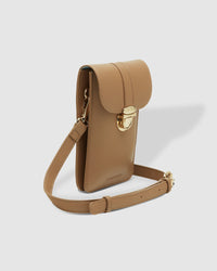 LOUENHIDE_FONTAINE PHONE CROSSBODY BAG LATTE _ FONTAINE PHONE CROSSBODY BAG LATTE _ Ebony Boutique NZ