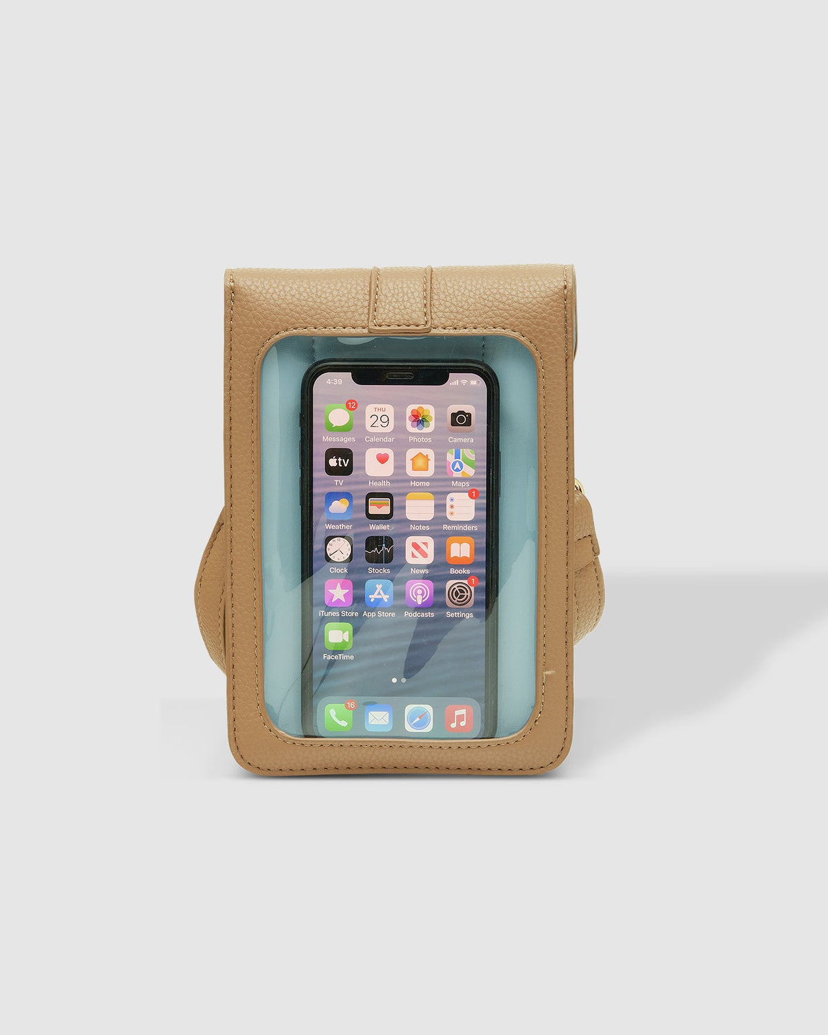 LOUENHIDE_FONTAINE PHONE CROSSBODY BAG LATTE _ FONTAINE PHONE CROSSBODY BAG LATTE _ Ebony Boutique NZ