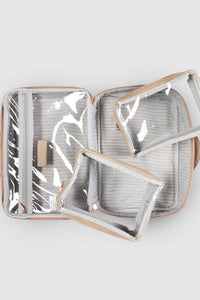 LOUENHIDE_GEORGIE COSMETIC CASE COFFEE _ GEORGIE COSMETIC CASE COFFEE _ Ebony Boutique NZ