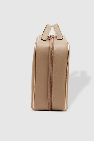 LOUENHIDE_GEORGIE COSMETIC CASE COFFEE _ GEORGIE COSMETIC CASE COFFEE _ Ebony Boutique NZ