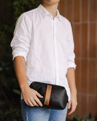 LOUENHIDE_GILBERT MENS TOILETRY BAG _ GILBERT MENS TOILETRY BAG _ Ebony Boutique NZ