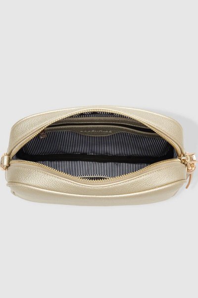 LOUENHIDE_GINGER METALLIC CROSSBODY BAG GOLD _ GINGER METALLIC CROSSBODY BAG GOLD _ Ebony Boutique NZ