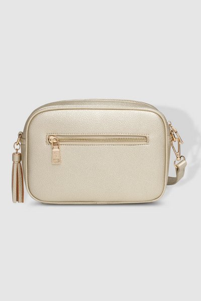 LOUENHIDE_GINGER METALLIC CROSSBODY BAG GOLD _ GINGER METALLIC CROSSBODY BAG GOLD _ Ebony Boutique NZ